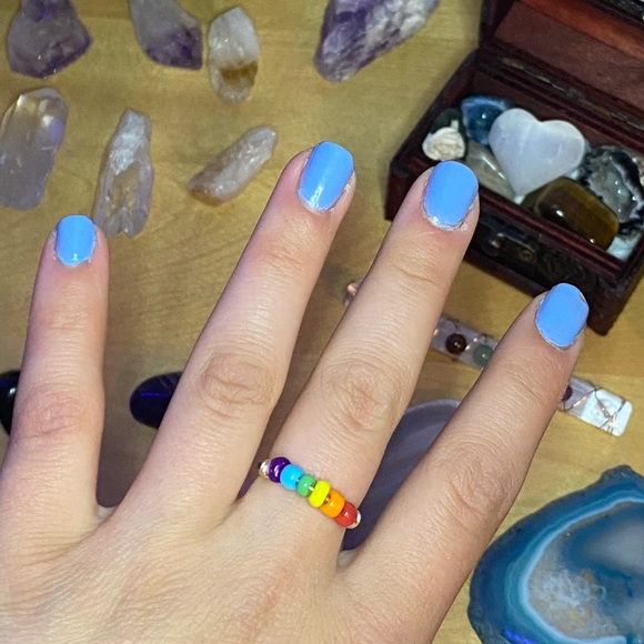 HANDMADE PRIDE RINGS! - Picture 2 of 2